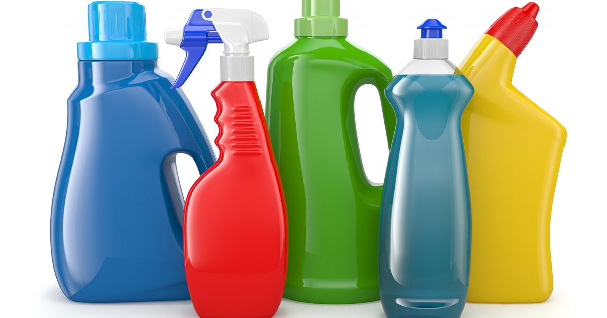 Aclarar lunes patrulla Plástico reciclado en envases de productos de limpieza