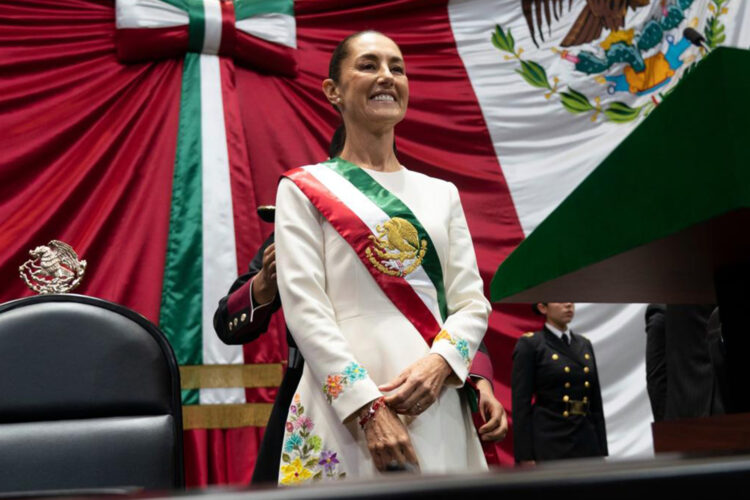 toma de protesta de la presidenta mexicana Claudia Sheinbaum