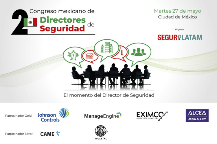 Cartel del II Congreso Mexicano de Directores de Seguridad